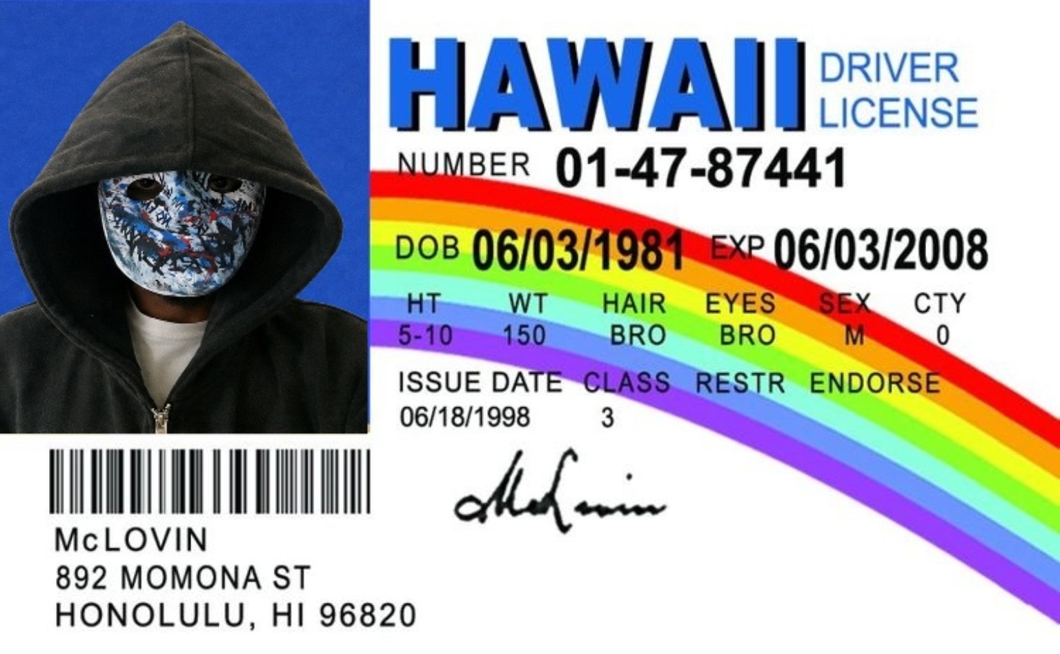 Mclovin It cover artwork